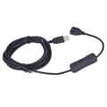 Miniatyrbillede 10 af 10: USB-forlængerkabel til bordlampe, 3m/9.8ft, strøm- og dataoverførsel, sort