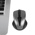 Miniatyrbillede 5 af 11: 2,4 GHz trådløs optisk mus intelligent USB-modtager til pc-computer bærbar computer (grå)
