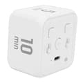 Miniatyrbillede 2 af 11: Produktivitet Visuel Timer Flip Gravity Sensor Terning Timer Nedtælling Optælling til Arbejde Læring Køkken Madlavning Hvid