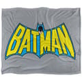 Miniatyrbillede 1 af 4: Batman Vintage Logo Polyester Soft Touch Blanket