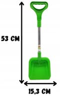 Miniatyrbild 3 av 10: Megadidi strandsandspade 53 cm med solid aluminiumhandtag