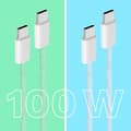 Pikkukuva 6 / 7: Kruger&Matz Basic USB Type-C -kaapeli, vihreä, 100W, 1m