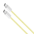 Miniatyrbillede 4 af 7: Kabel USB Type-C - USB Type-C 60 W 1 m gul Kruger&Matz Basic