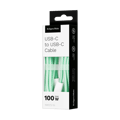 Pikkukuva 5 / 7: Kruger&Matz Basic USB Type-C -kaapeli, vihreä, 100W, 1m