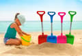 Miniatyrbild 5 av 7: MEGADIDI strandsandspade 53 cm SOLID aluminiumhandtag