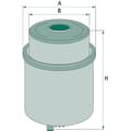Miniatyrbild 2 av 2: Bränslefilter 69mm 88mm 87803441 Mann-filter