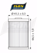 Miniatyrbillede 1 af 2: ISON oliefilter ISON655