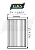 Miniatyrbild 1 av 2: ISON oljefilter ISON155