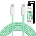 Pikkukuva 1 / 7: USB Type-C -kaapeli Kruger&Matz Basic vihreä 100 W 1 m