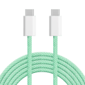 Pikkukuva 3 / 7: Kruger&Matz Basic USB Type-C -kaapeli, vihreä, 100W, 1m