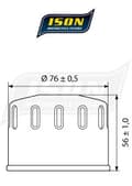 Miniatyrbild 1 av 2: ISON oljefilter ISON164