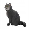 Miniatyrbilde 2 av 8: BLACK REALISTIC PLASTIC CAT FIGURINE FOR DECORATION