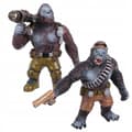 Miniatyrbilde 1 av 11: 2 PCS. REALISTIC PLASTIC ORANGUTAN FIGURINE – DECORATION