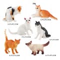Miniatyrbilde 2 av 3: Simulation Cat Toy Tabletop Decorative Realistic Home Decoration Style A