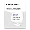 Miniatyrbild 2 av 2: Qoltec 51056 Display Privacy Filter 55.9 cm (22)