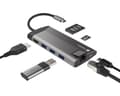 Pikkukuva 4 / 7: Fowler Plus Hub USB-C Multiport Adapter 8 in 1 - USB-hubi
