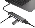 Pikkukuva 3 / 9: Fowler Slim Hub USB-C Multiport Adapter 4 in 1 - USB-hubi