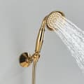 Miniatyrbild 5 av 5: Badkar Duschkran, Dubbelhandtag, Modern Design,Guld