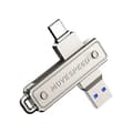 Miniatyrbillede 1 af 2: Flashdrev, USB 3.1, Type-C kompatibilitet,32 GB, Sølv-b