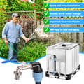 Miniatyrbillede 3 af 5: IBC Adapter, 3/4 Tommer Forbindelse, Fuld Installationssæt,sort, 3/4