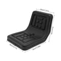 Miniatyrbillede 2 af 5: Traktor sæde, ergonomisk design, justerbar installation,sort