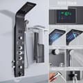 Miniatyrbillede 2 af 2: Brusepanel, Triple Håndtagssystem, Integreret LED-belysning,LT 8009 sort