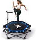 Miniatyrbild 2 av 2: Trampolin, Fällbar, Justerbart Handtag,Blå