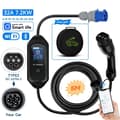 Miniatyrbillede 2 af 2: EV-lader, Bærbart design, Smart app-kontrol,Type2, type2 7.2KW 5m kabel
