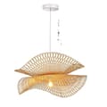 Miniatyrbillede 1 af 5: Pendellampe, Bambus & Træmateriale, E27 Sokkeltype,Ingen pære, 55CM