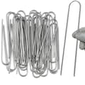 Miniatyrbillede 1 af 2: Have Stakes, U-Type Design, Rustfrit Stål Materiale,100pcs-b, 4cmx15cm-b