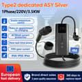 Miniatyrbillede 2 af 2: EV-lader, Type 2 kompatibilitet, effektive strømmuligheder,Type2, SYG 3.5KW 4M