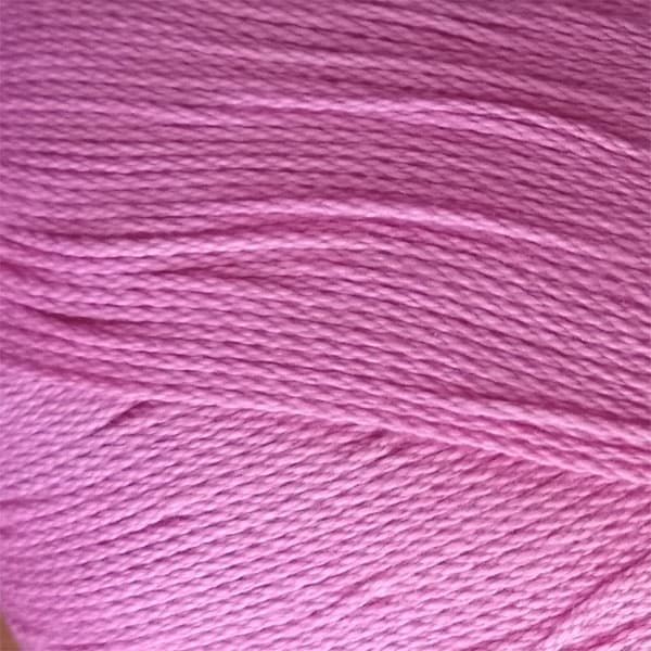 2 st. nystan Merc. Cablé 12/6 Virkgarn Rosa