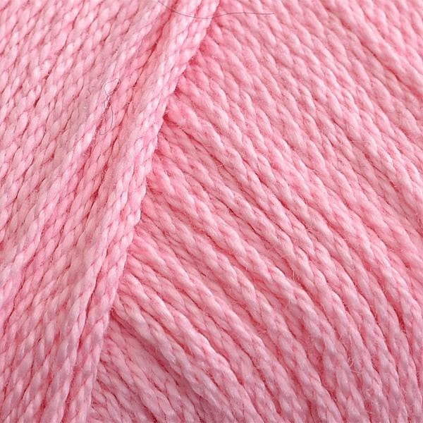 Merc. Cablé 12/6 Virkgarn Rosa