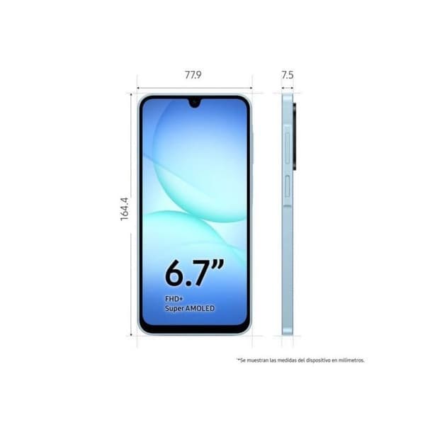 Samsung Galaxy A17 4G Blå 128 Go 4 Go