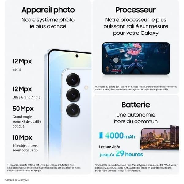 SAMSUNG Galaxy S25 AI Smartphone 128 GB Vandegrøn
