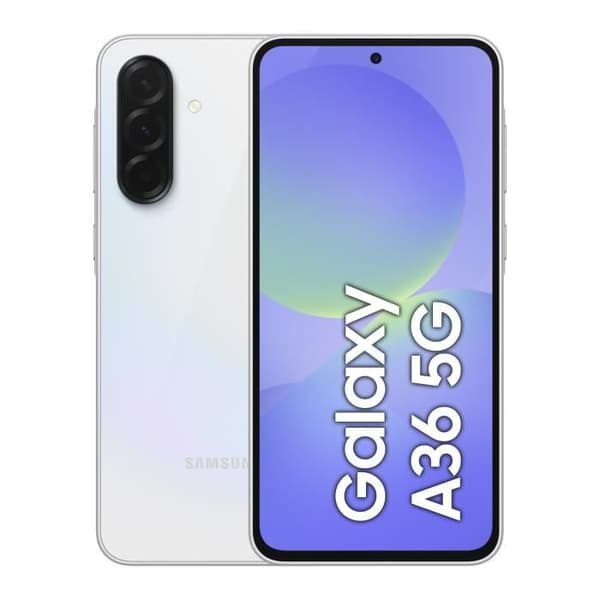 SAMSUNG Galaxy A36 5G Smartphone 256 GB Hvid