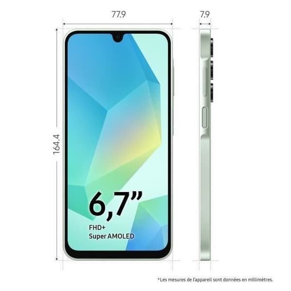 SAMSUNG Galaxy A16 älypuhelin 128GB Vedenvihreä