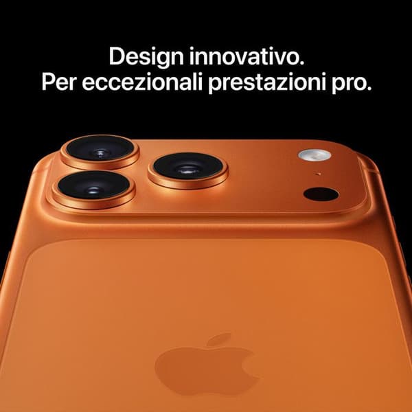 Apple iPhone 17 Pro Max 256GB Kosmisk Orange Display 6.9" Trippelkamera 48MP