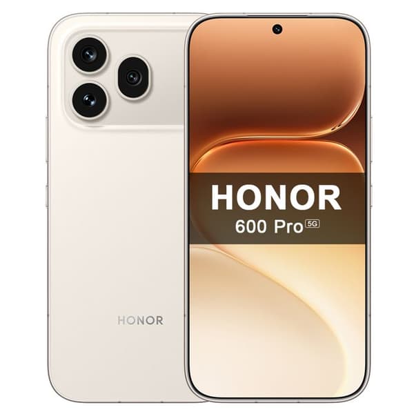 Smartphone 5G - HONOR 600 Pro - 12GB RAM - 512GB - 200MP - 6400mAh - Vit - EU-version