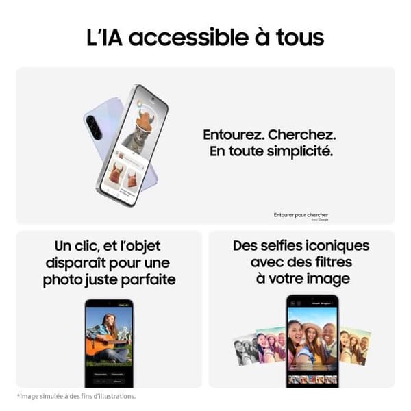 SAMSUNG Galaxy A36 5G Smartphone 256 GB Vit