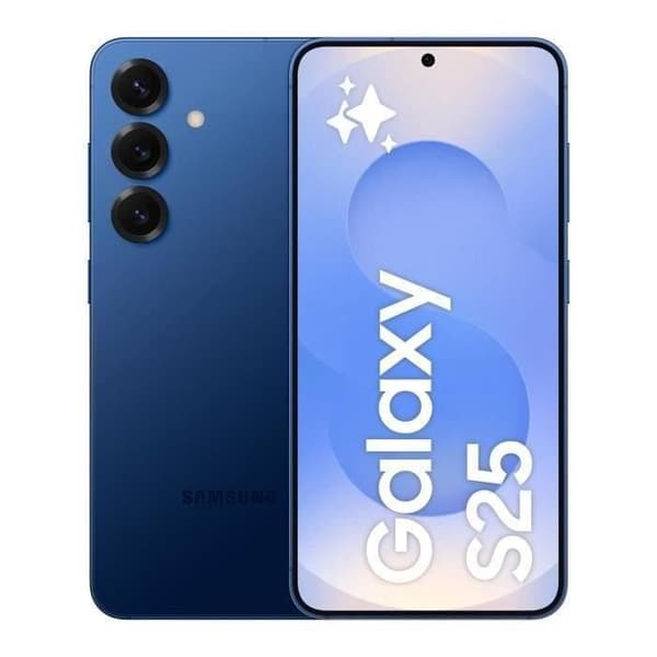 SAMSUNG Galaxy S25 AI Smartphone 256 GB Blå nat