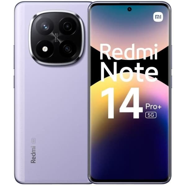 XIAOMI - Redmi Note 14 Pro+ 5G - 12 GB + 512 GB - Lavendel Lila