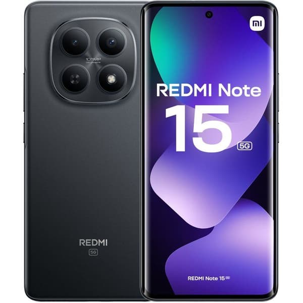 XIAOMI - Redmi Note 15 5G - 8 / 256 GB - Svart