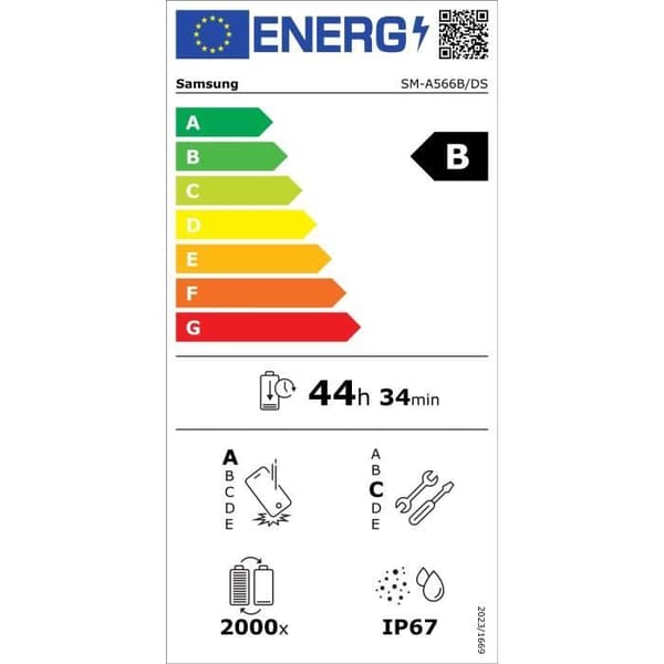 SAMSUNG Galaxy A56 5G Smartphone 256 GB Grå