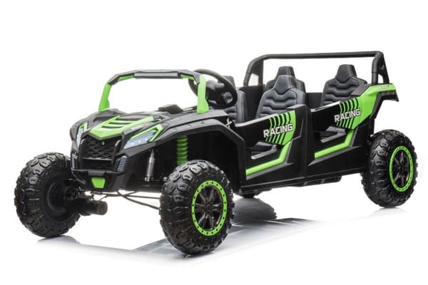 Batteribil 4x4 24V grøn terrænbuggy A033