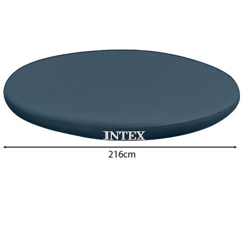 Poolovertræk vinyl 244 cm til Intex Easy Set pool, mørkeblå