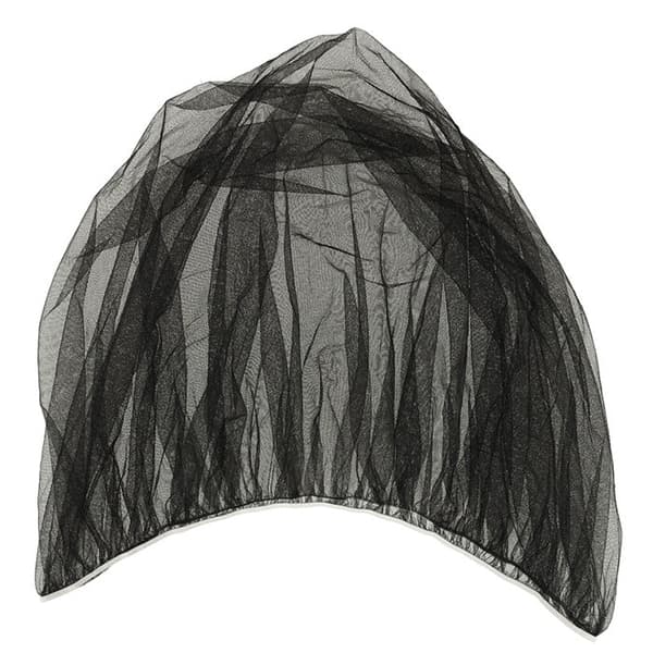 Myggenet til barnevogn universelt 140 cm elastik sort polyester