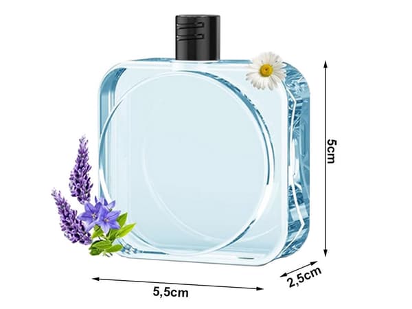 Duftrefill til USB-duftdiffuser floral aroma 50 ml transparent