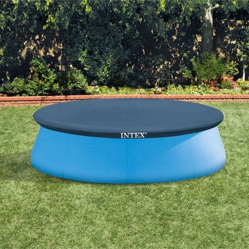 Poolovertræk vinyl 244 cm til Intex Easy Set pool, mørkeblå