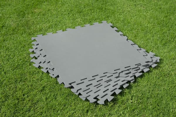 Poolunderlag skummåtte 50x50 cm 9-pack beskyttelse mod punktering